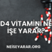 D4 Vitamini Ne İşe Yarar?