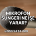 Mikrofon Süngeri Ne İşe Yarar