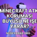 Minecraft Atkı Koruması Büyüsü Ne İşe Yarar