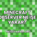 Minecraft Observer Ne İşe Yarar?