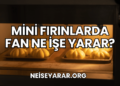 Mini Fırınlarda Fan Ne İşe Yarar?