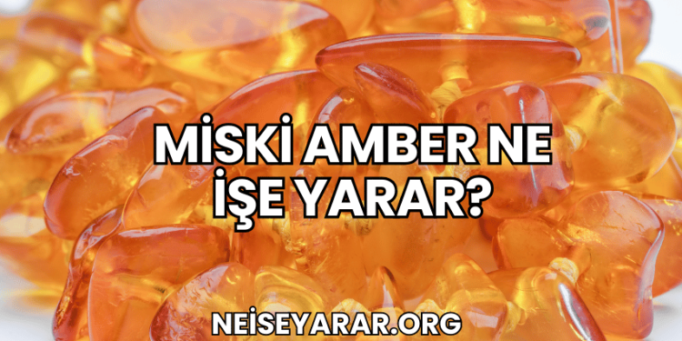 Miski Amber Ne İşe Yarar?