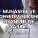 Muhasebe ve Denetim Yüksek Lisans Ne İşe Yarar?