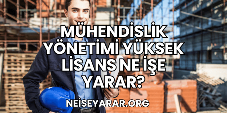 Mühendislik Yönetimi Yüksek Lisans Ne İşe Yarar?