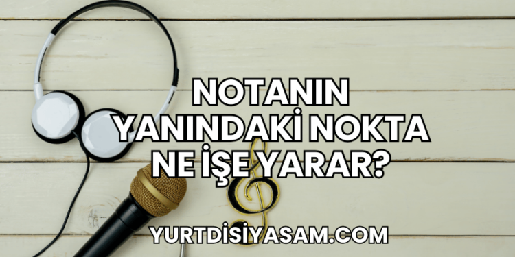 Notanın Yanındaki Nokta Ne İşe Yarar?