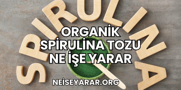 Organik Spirulina Tozu Ne İşe Yarar