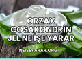 Orzax Cosakondrin Jel Ne İşe Yarar