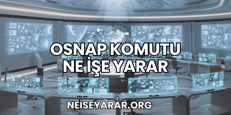 Osnap Komutu Ne İşe Yarar