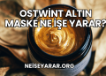 Ostwint Altın Maske Ne İşe Yarar?