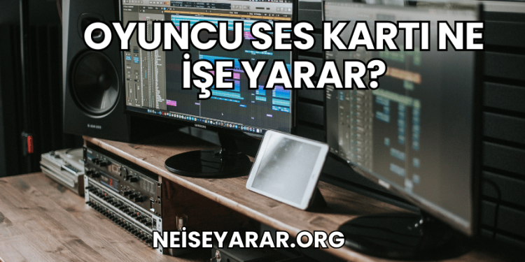 Oyuncu Ses Kartı Ne İşe Yarar?