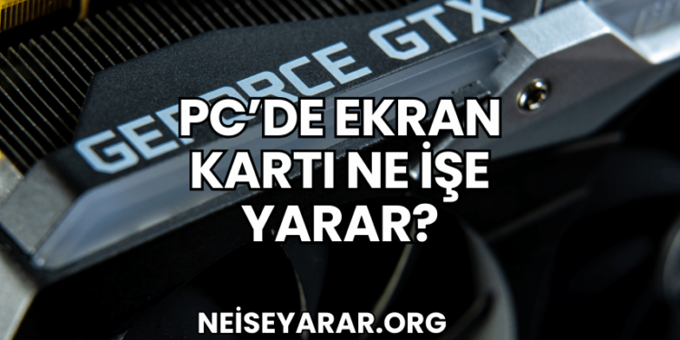 PC'de Ekran Kartı Ne İşe Yarar?