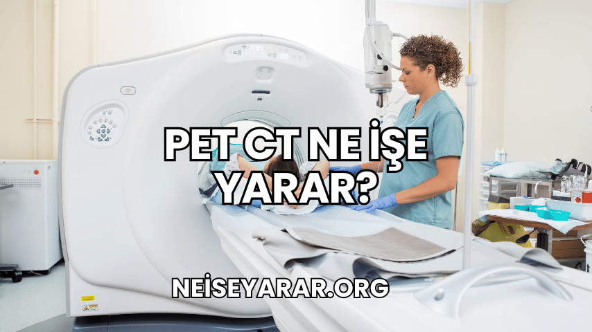 PET CT Ne İşe Yarar?