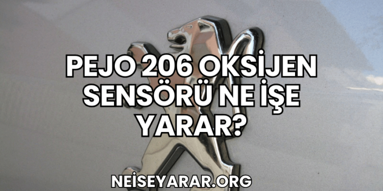 Pejo 206 Oksijen Sensörü Ne İşe Yarar?