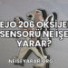 Pejo 206 Oksijen Sensörü Ne İşe Yarar?