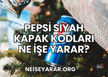 Pepsi Siyah Kapak Kodları Ne İşe Yarar?