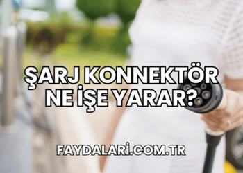 Şarj Konnektör Ne İşe Yarar?