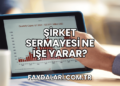 Şirket Sermayesi Ne İşe Yarar?