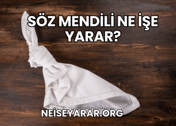 Söz Mendili Ne İşe Yarar?