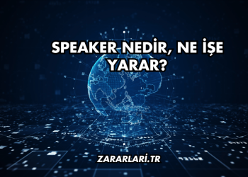 Speaker Nedir, Ne İşe Yarar?