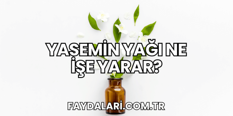 Yasemin Yağı Ne İşe Yarar?