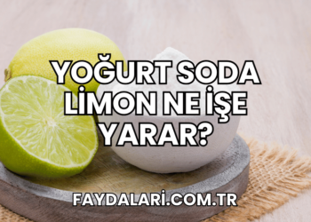 Yoğurt Soda Limon Ne İşe Yarar?
