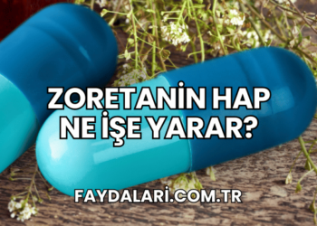 Zoretanin Hap Ne İşe Yarar?