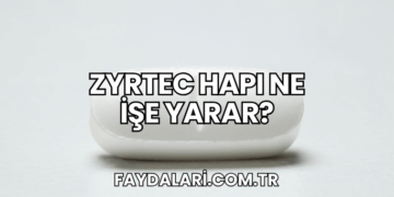 Zyrtec Hapı Ne İşe Yarar?
