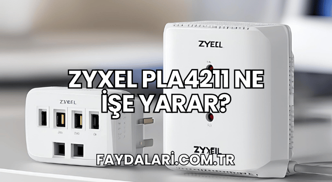 Zyxel PLA4211 Ne İşe Yarar?