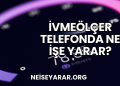 İvmeölçer Telefonda Ne İşe Yarar?