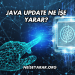 Java Update Ne İşe Yarar?