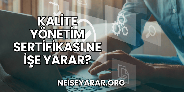 Kalite Yönetim Sertifikası Ne İşe Yarar?