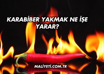 Karabiber Yakmak Ne İşe Yarar?