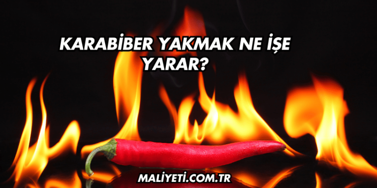 Karabiber Yakmak Ne İşe Yarar?