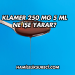 Klamer 250 mg 5 ml Ne İşe Yarar?