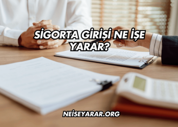 Sigorta Girişi Ne İşe Yarar?