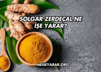 Solgar Zerdeçal Ne İşe Yarar?