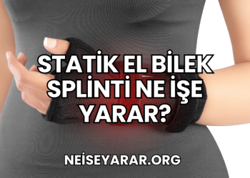 Statik El Bilek Splinti Ne İşe Yarar?