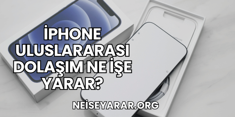 iPhone Uluslararası Dolaşım Ne İşe Yarar?