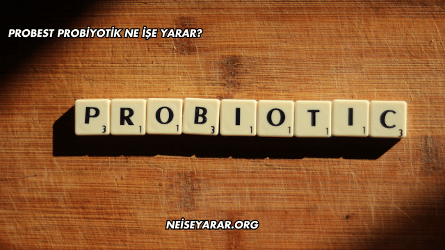 Probest Probiyotik Ne İşe Yarar?