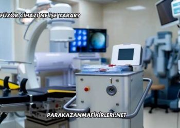 Perfüzör Cihazı Ne İşe Yarar?