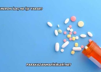 Remeron İlaç Ne İşe Yarar?