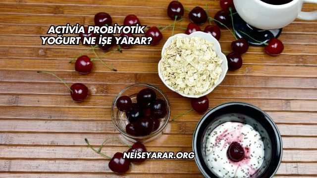 Activia Probiyotik Yoğurt Ne İşe Yarar?