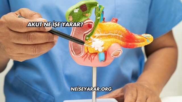 Akut Ne İşe Yarar?