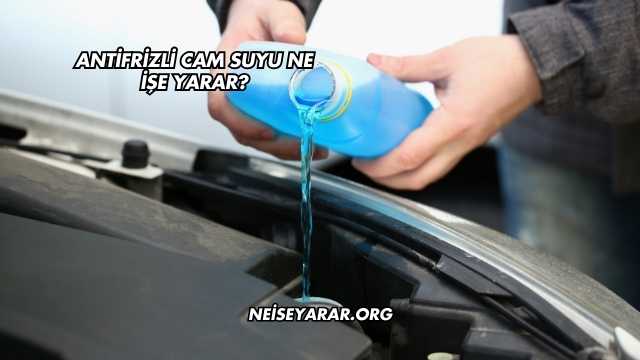 Antifrizli Cam Suyu Ne İşe Yarar?