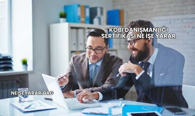 Kobi Danışmanlığı Sertifikası Ne İşe Yarar