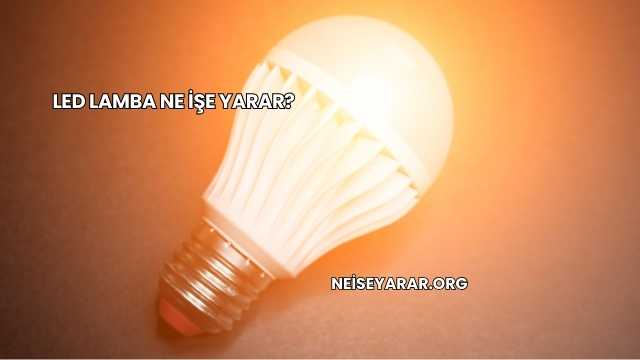 Led Lamba Ne İşe Yarar?