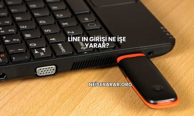 Line In Girişi Ne İşe Yarar?