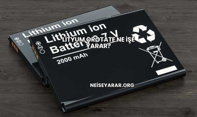 Lityum Orotate Ne İşe Yarar?