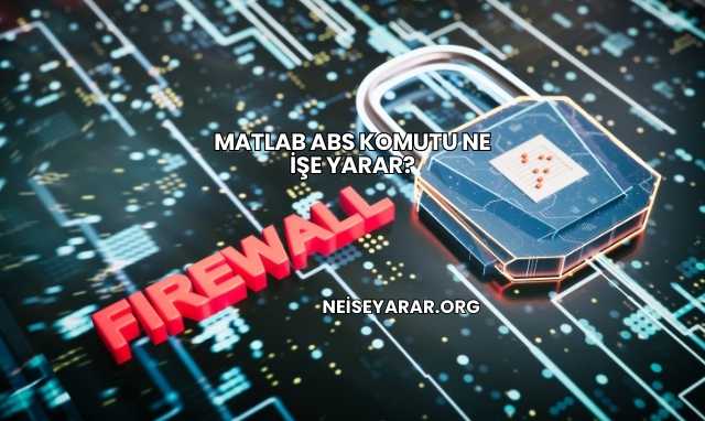 Matlab Abs Komutu Ne İşe Yarar?