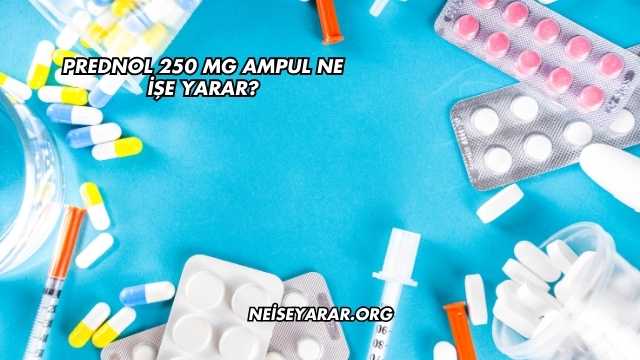 Prednol 250 Mg Ampul Ne İşe Yarar?